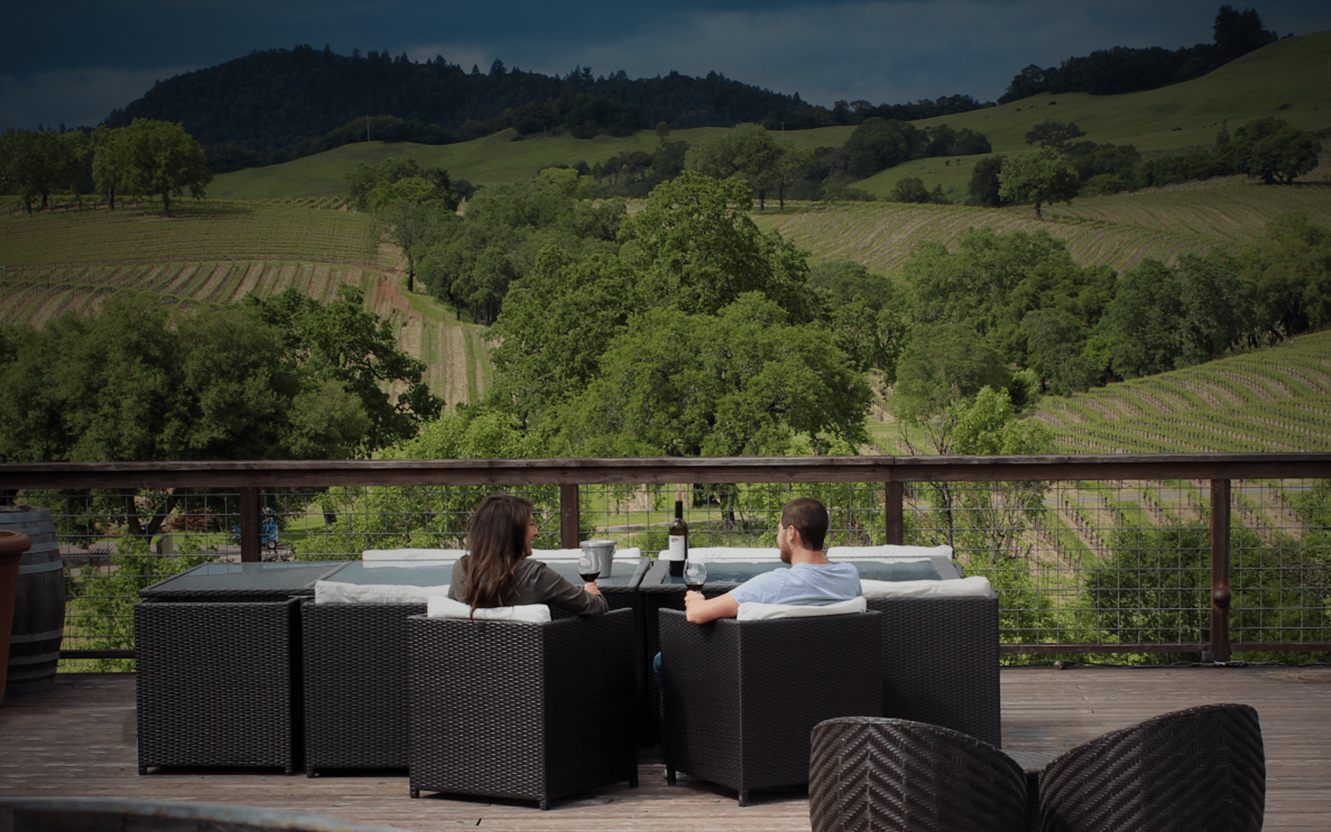 Patio area at Christopher Creek